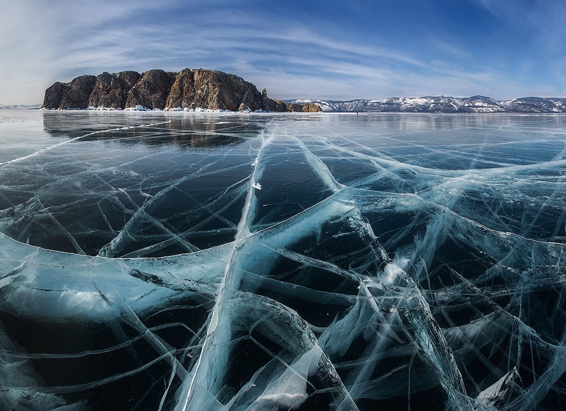 Белое море во льду