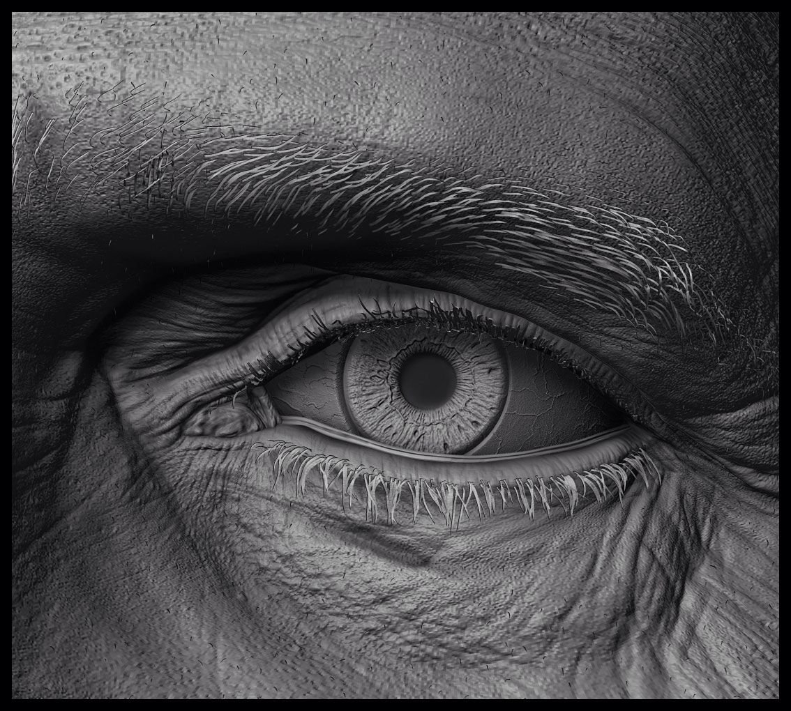 Zbrush глаза