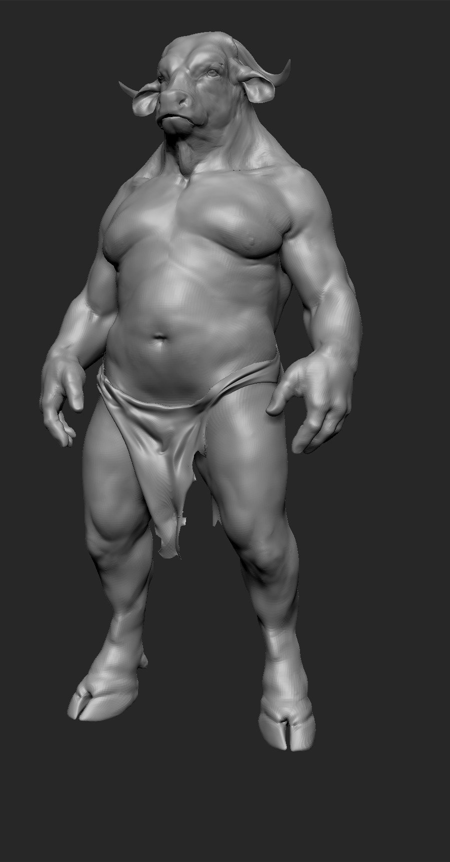 Минотавр Zbrush