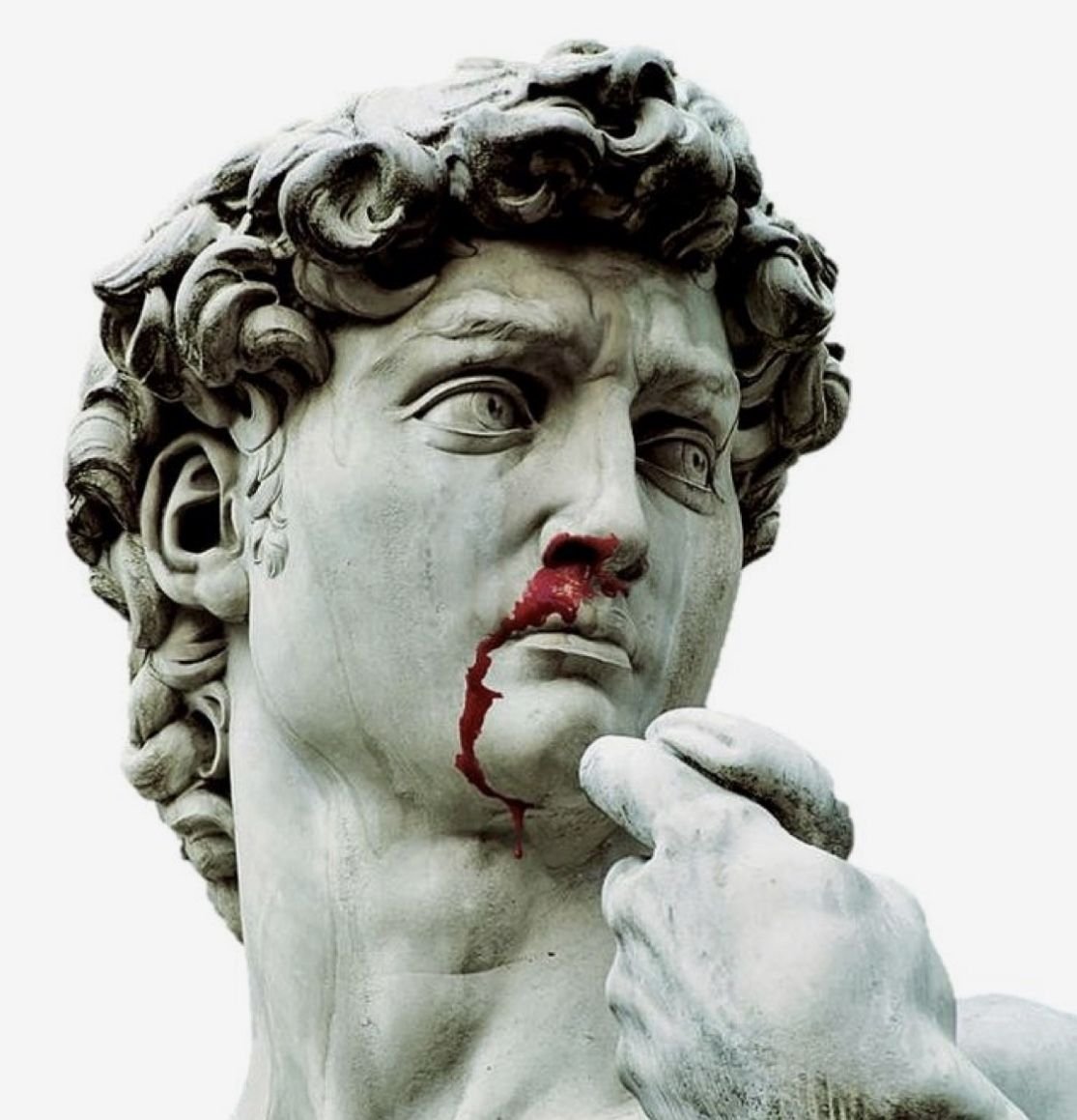 Давид Микеланджело vaporwave