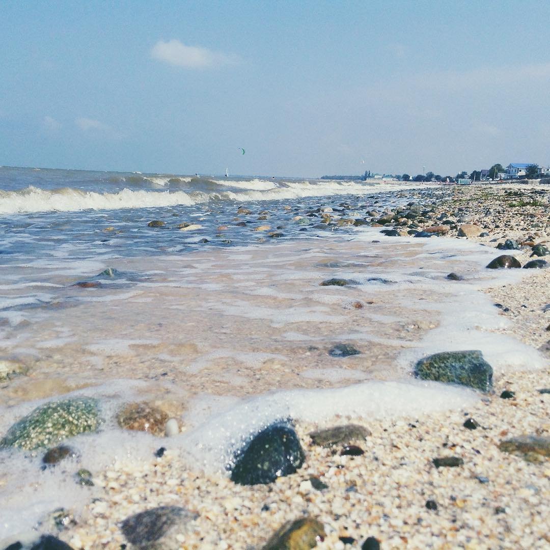 Пляж Приморско Ахтарск Азовское море