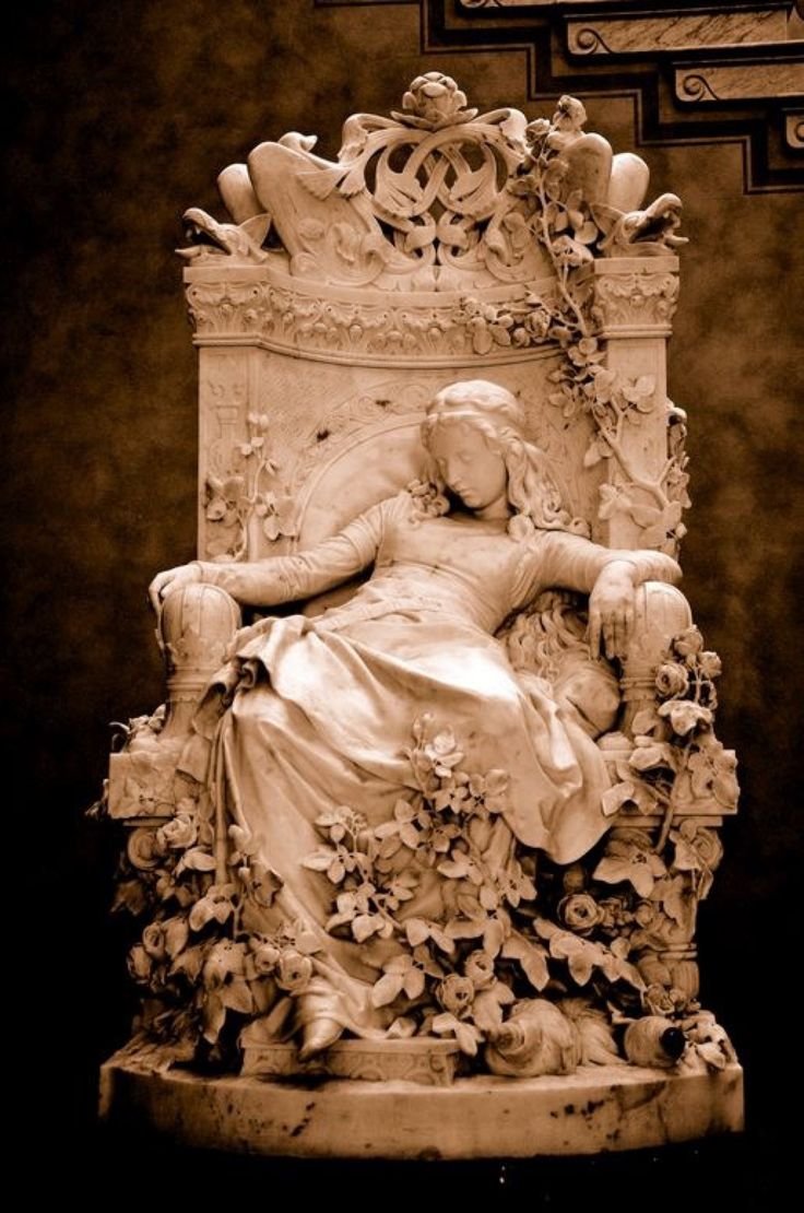 Спящая красавица. Louis Sussmann Hellborn. 1878