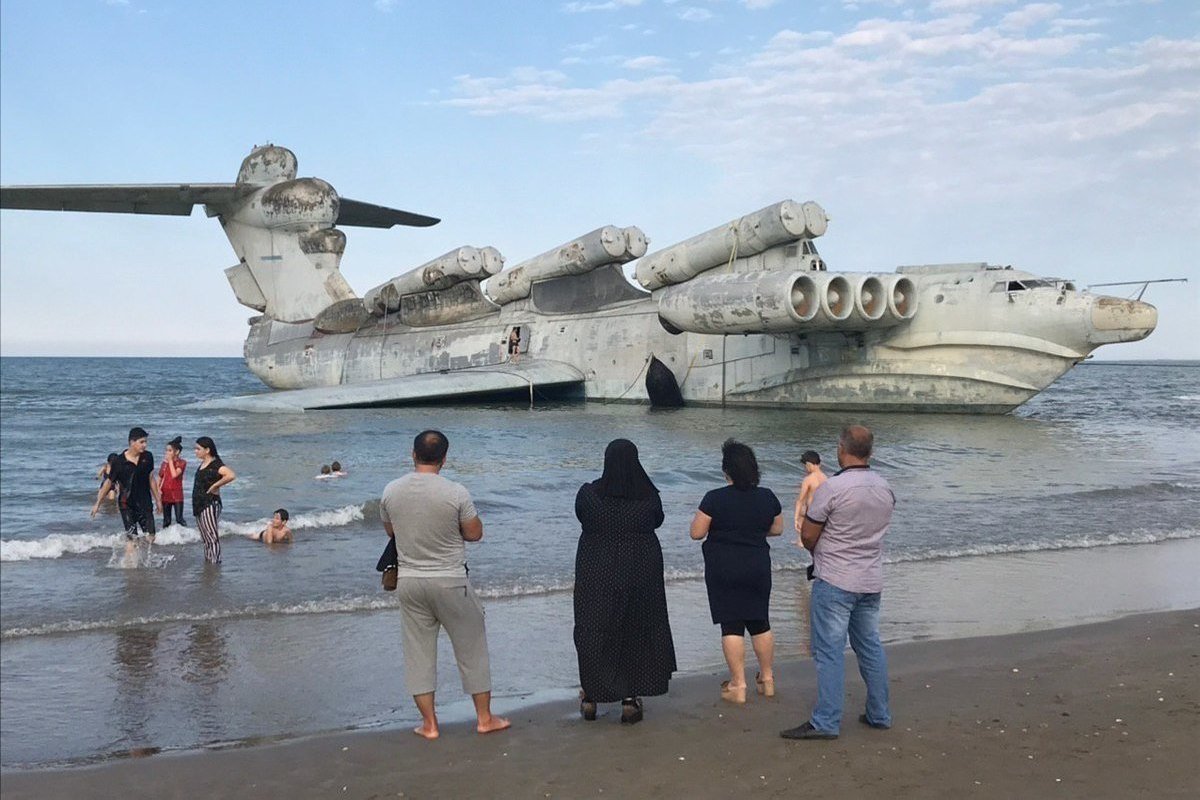 Каспийский монстр экраноплан Лунь