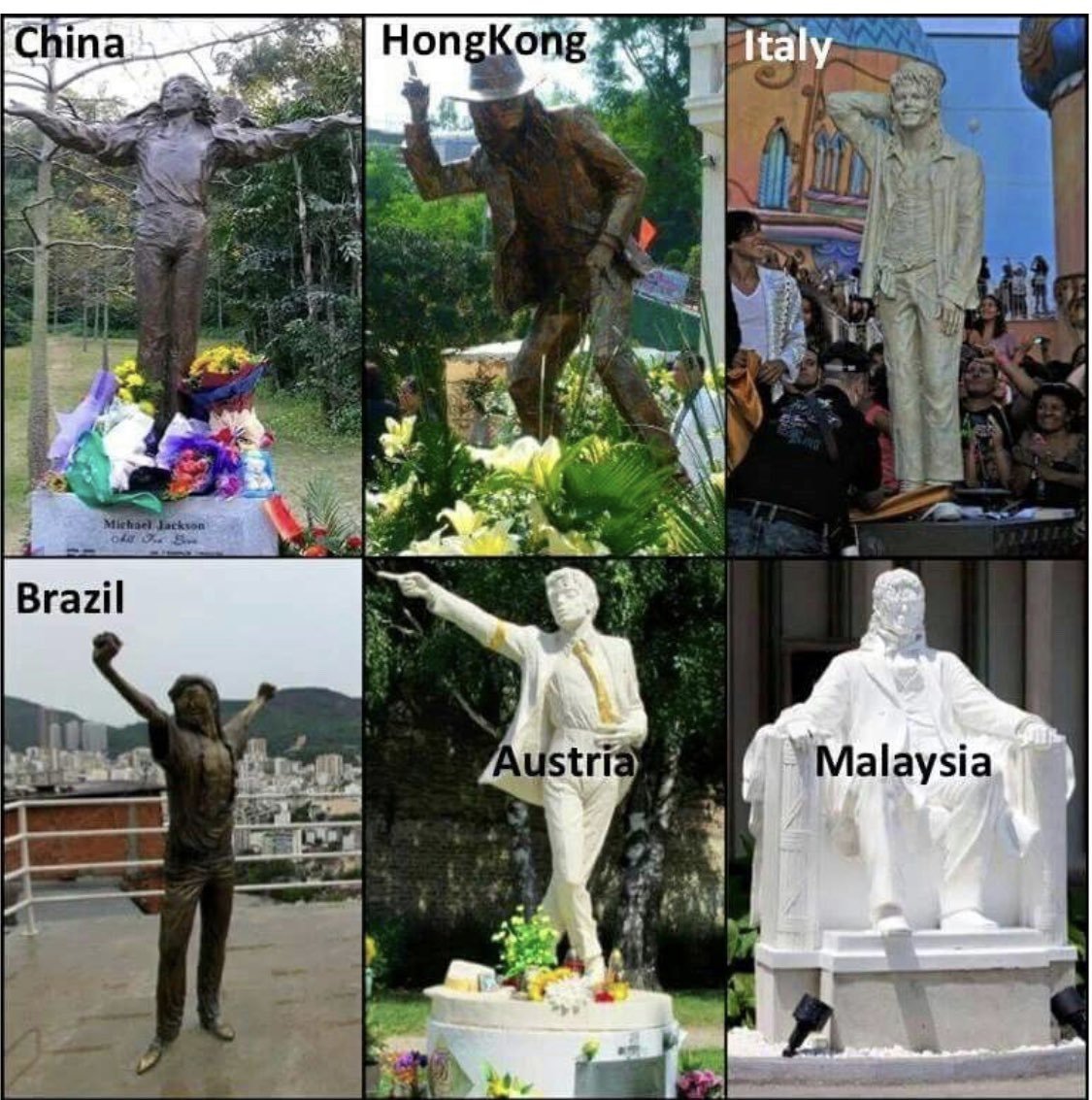 Статуя Майкла Джексона в Рио
