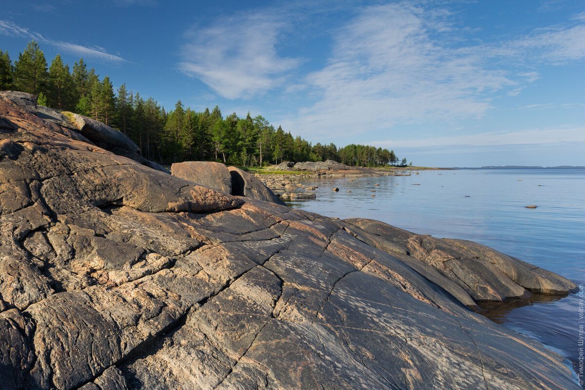 Берег белого моря Карелия