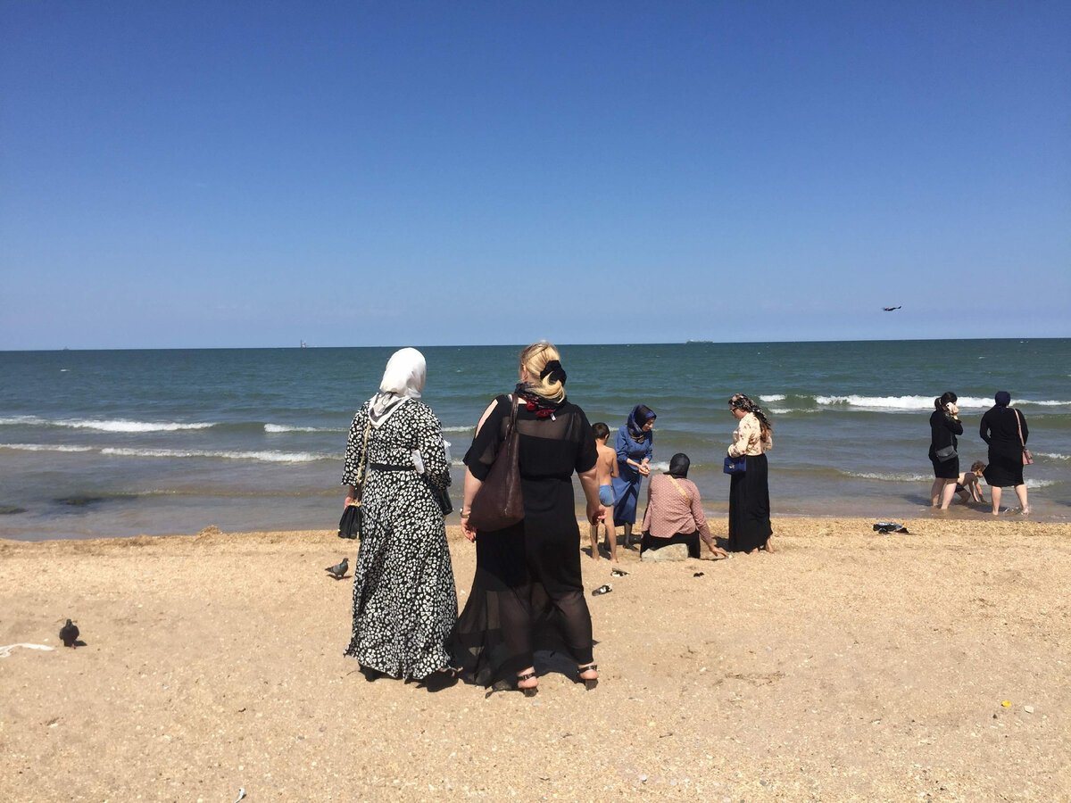 Пляжи Дагестана на Каспийском море