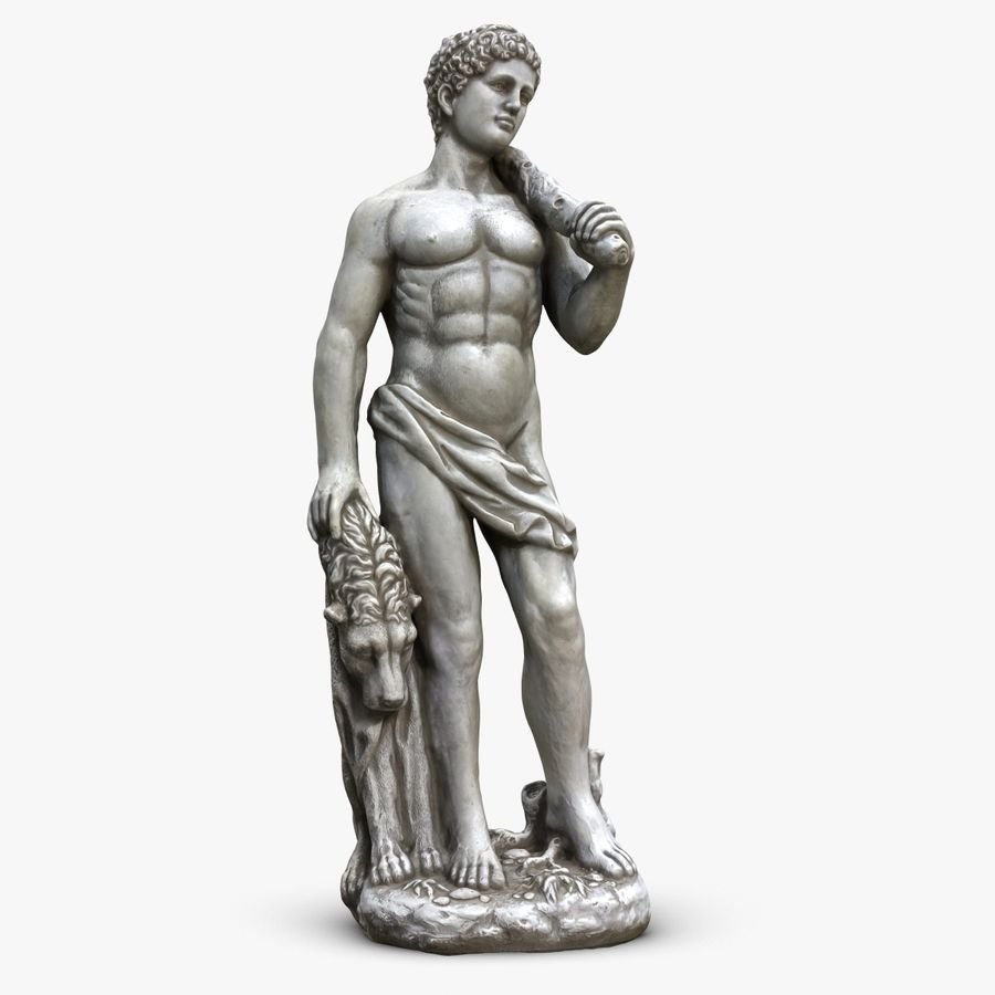 3d model скульптура Греческая