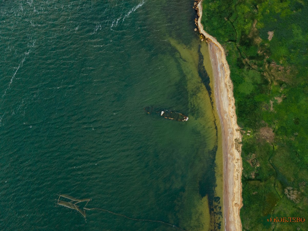 Остров Березань в черном море
