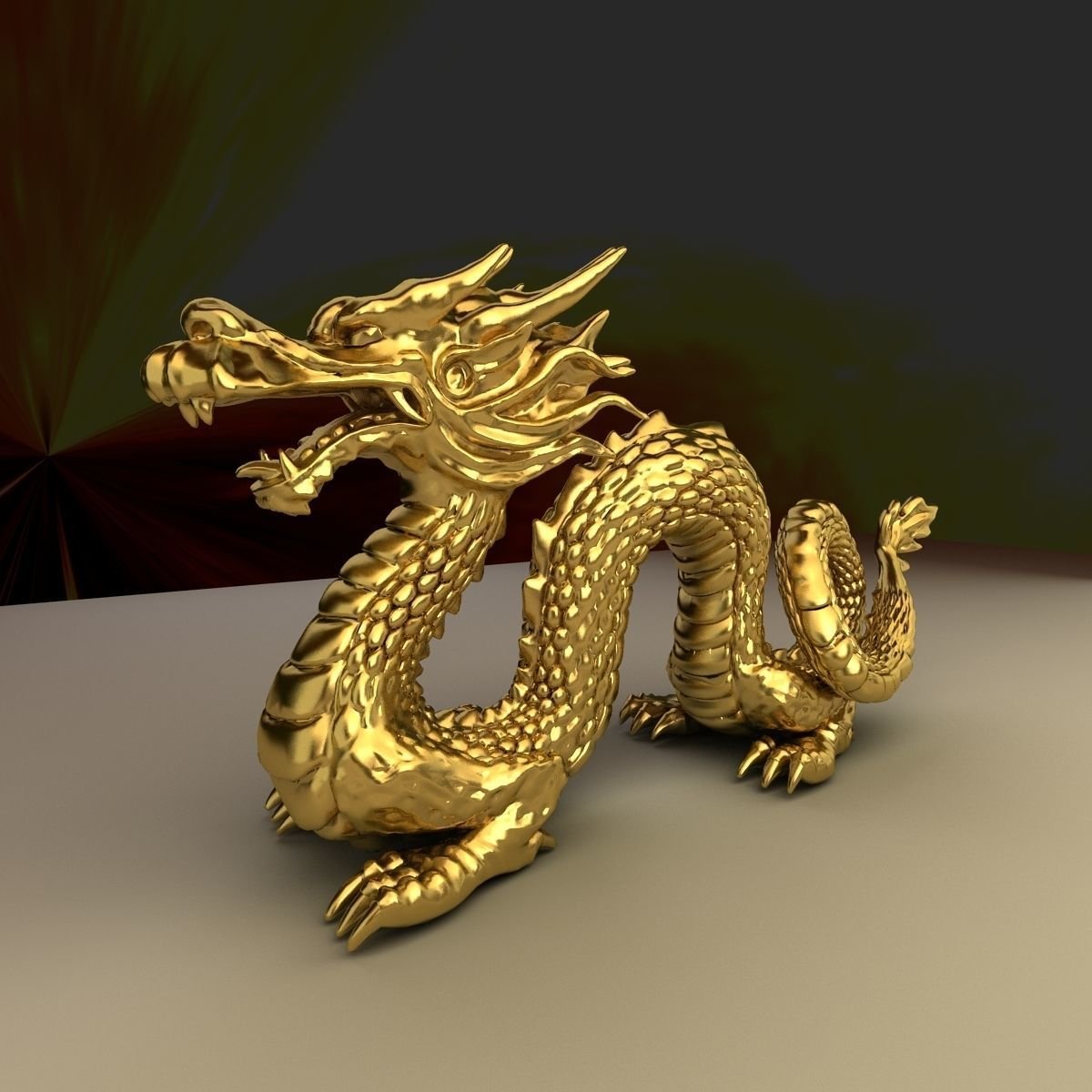 Dragon 3d model 2021 года