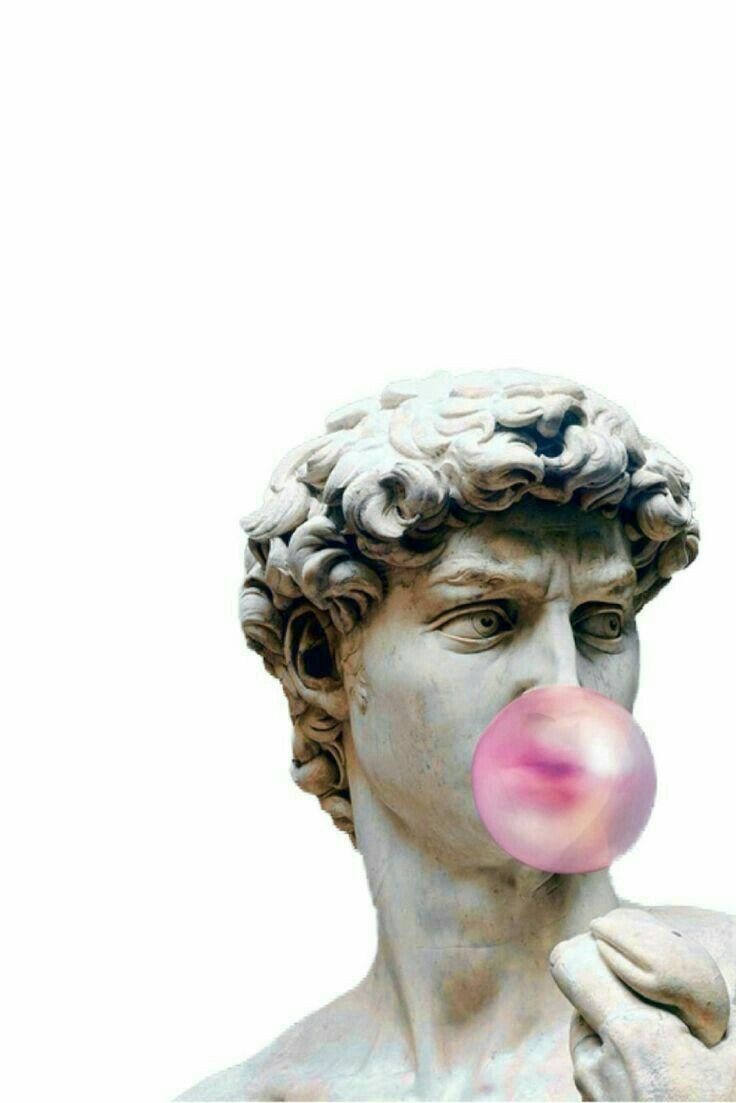 Давид Микеланджело vaporwave