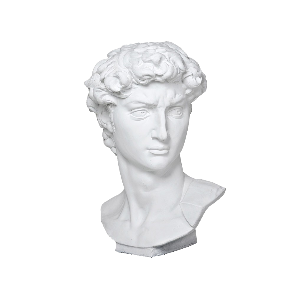 Vaporwave скульптуры Давид