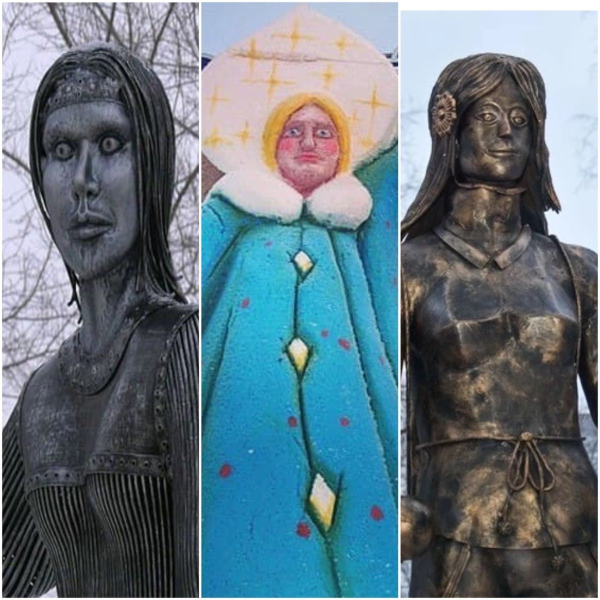 Статуя Аленушки в Воронеже