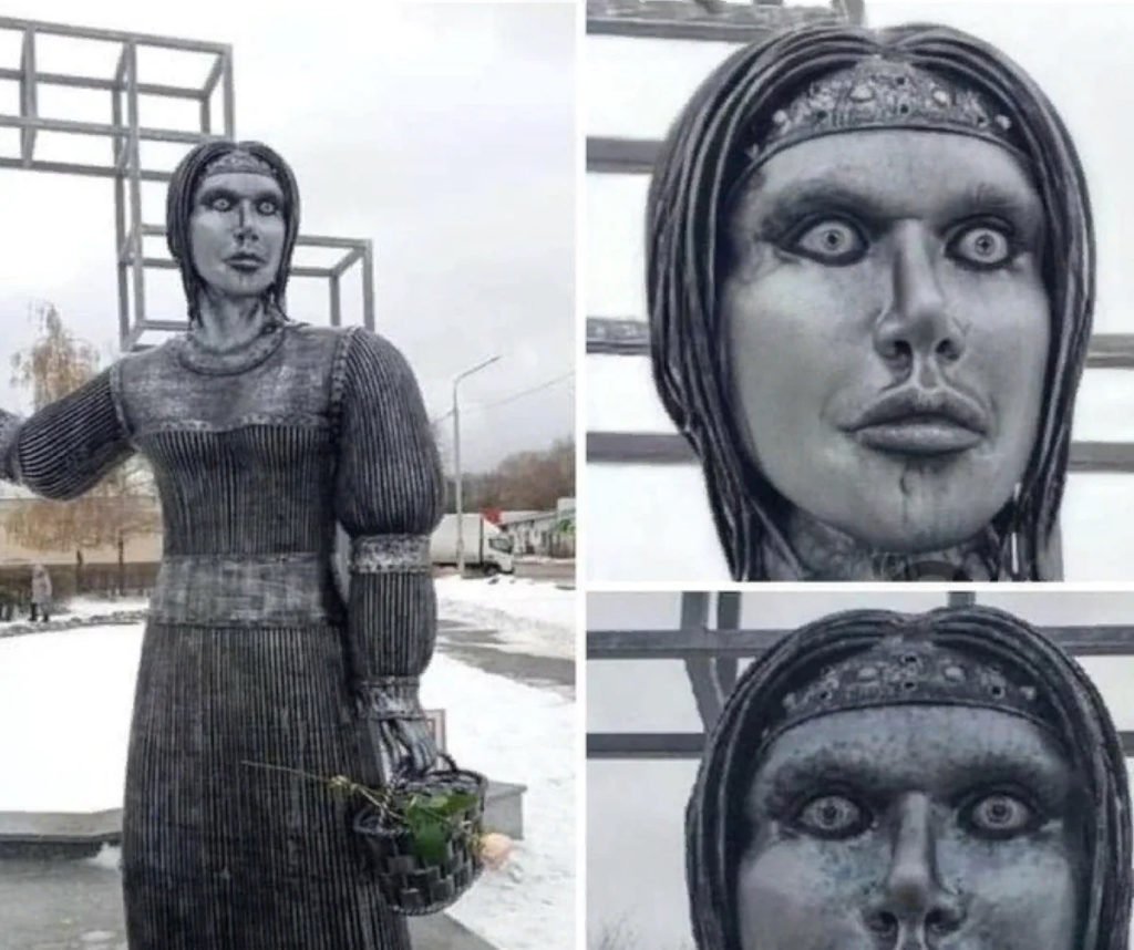 Скульптура Аленка в Нововоронеже