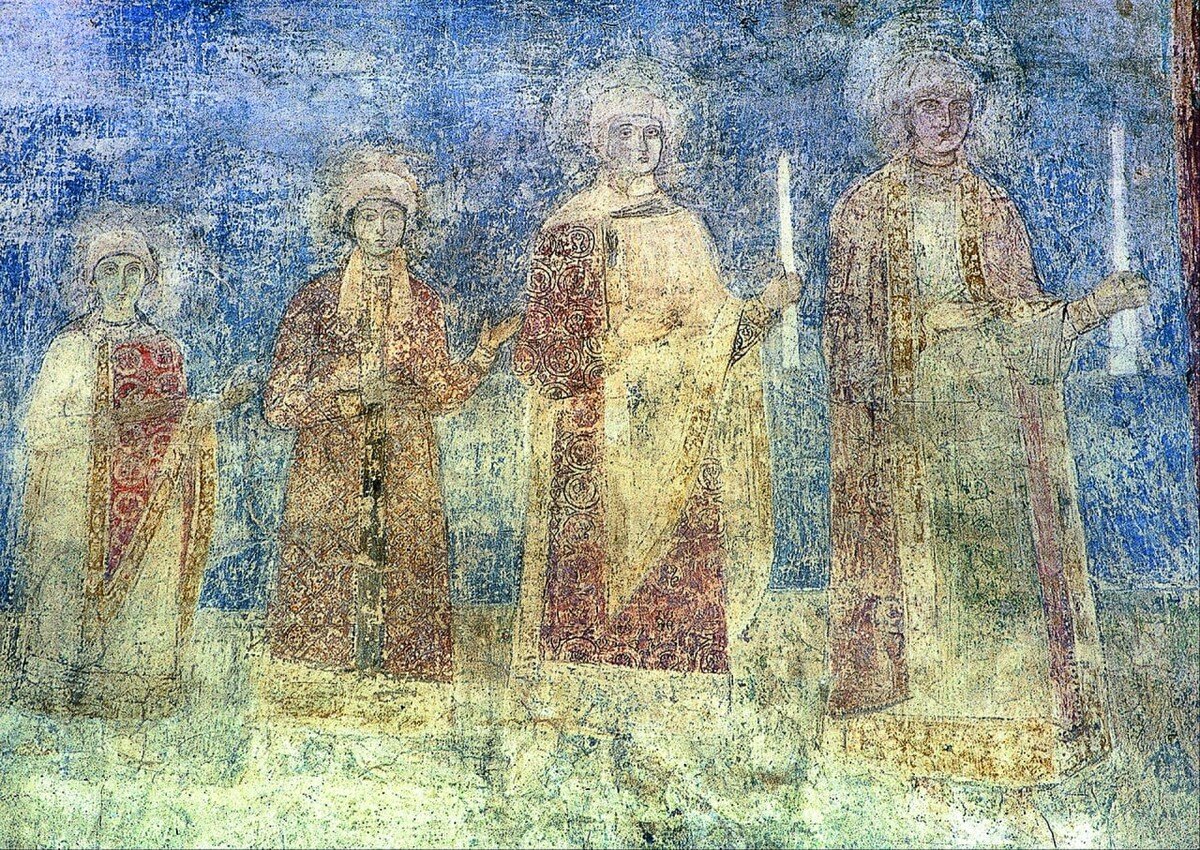 Фрески Софийского собора семья Ярослава