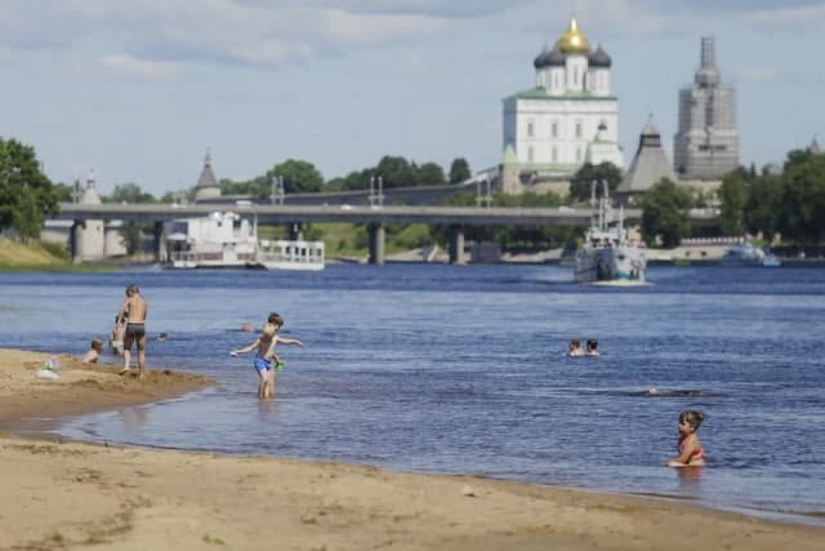 Псков пляж