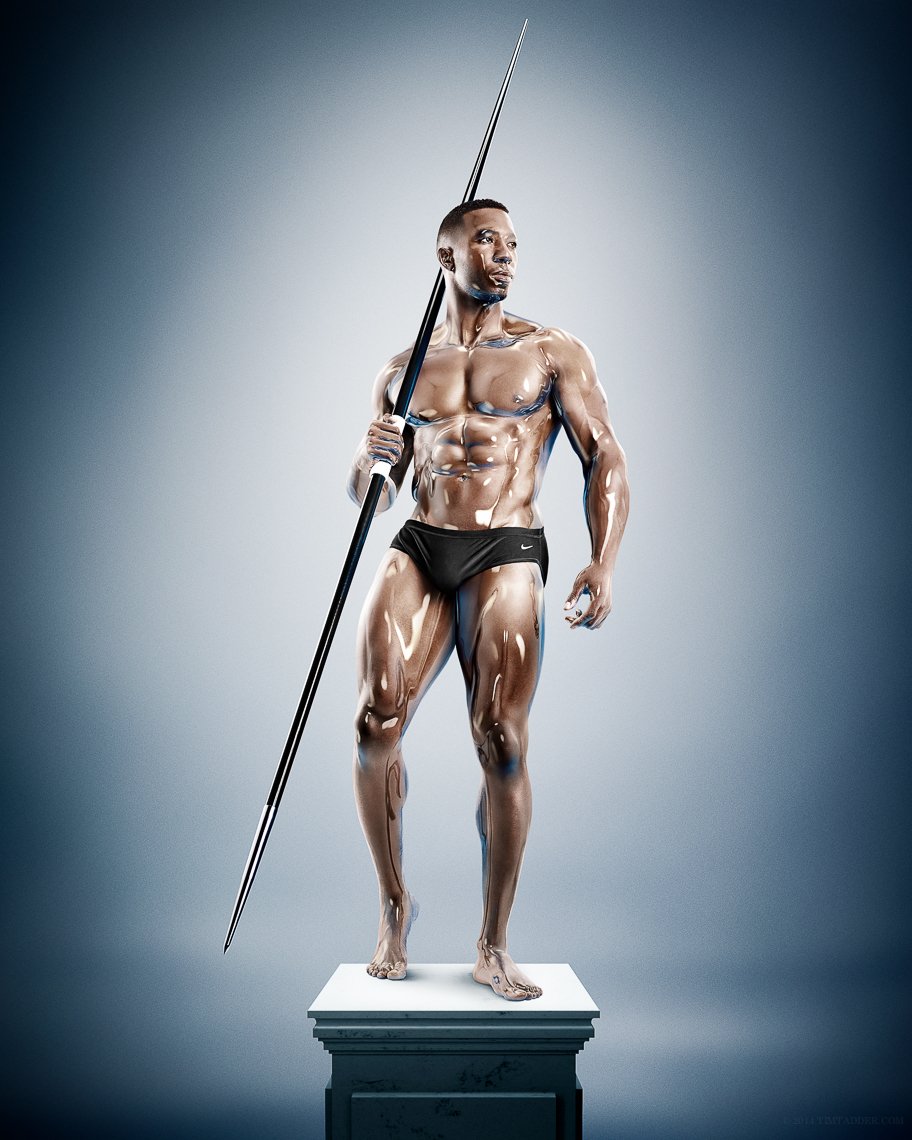 Tim Tadder и Cristian Girotto – «Sculpture athletes»