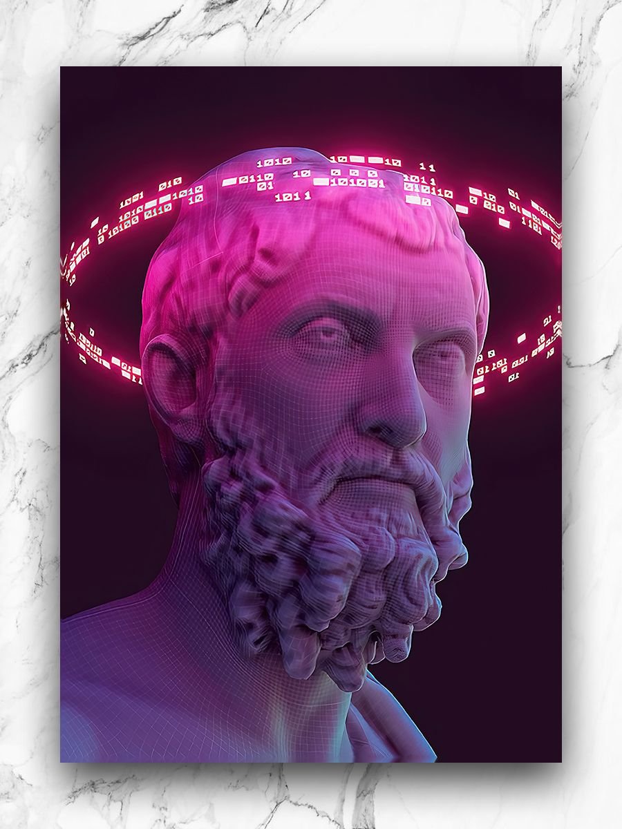 Античные скульптуры vaporwave
