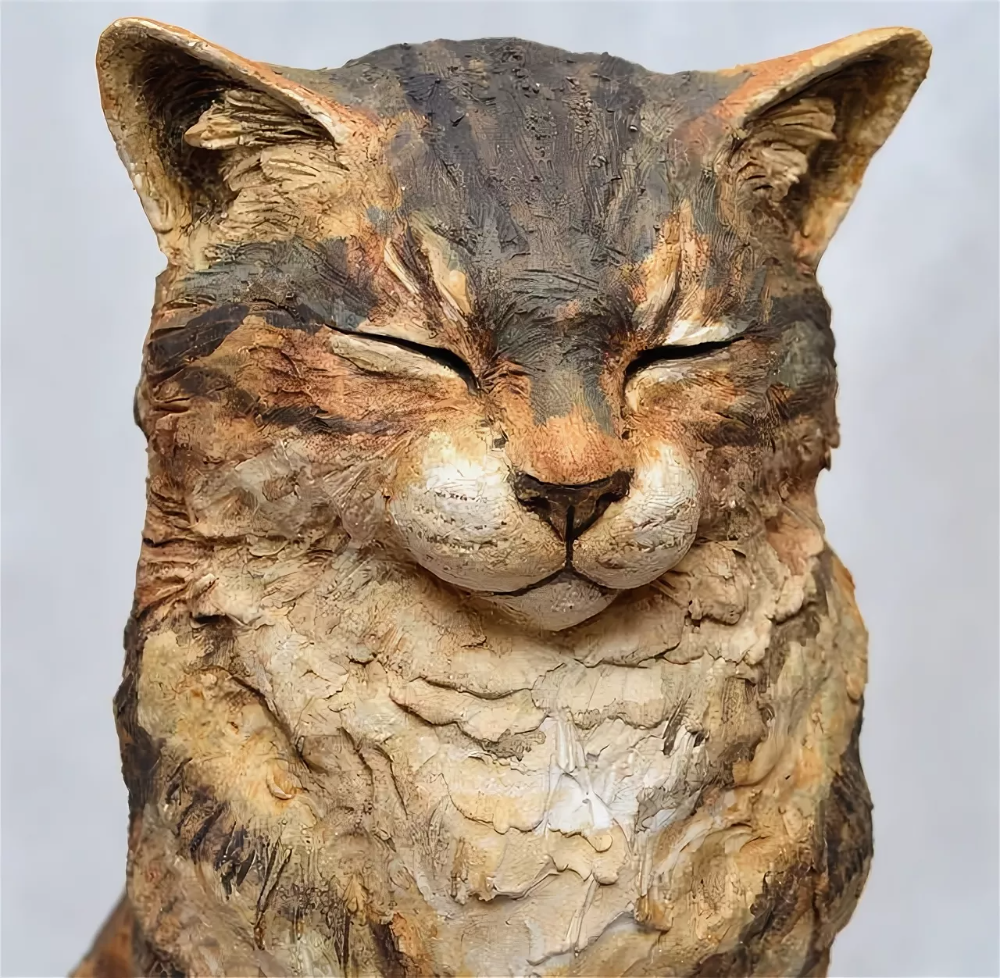 Скульптура кота