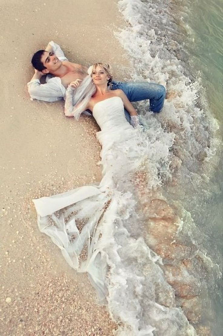 Свадебное платье для фотосессии на море
