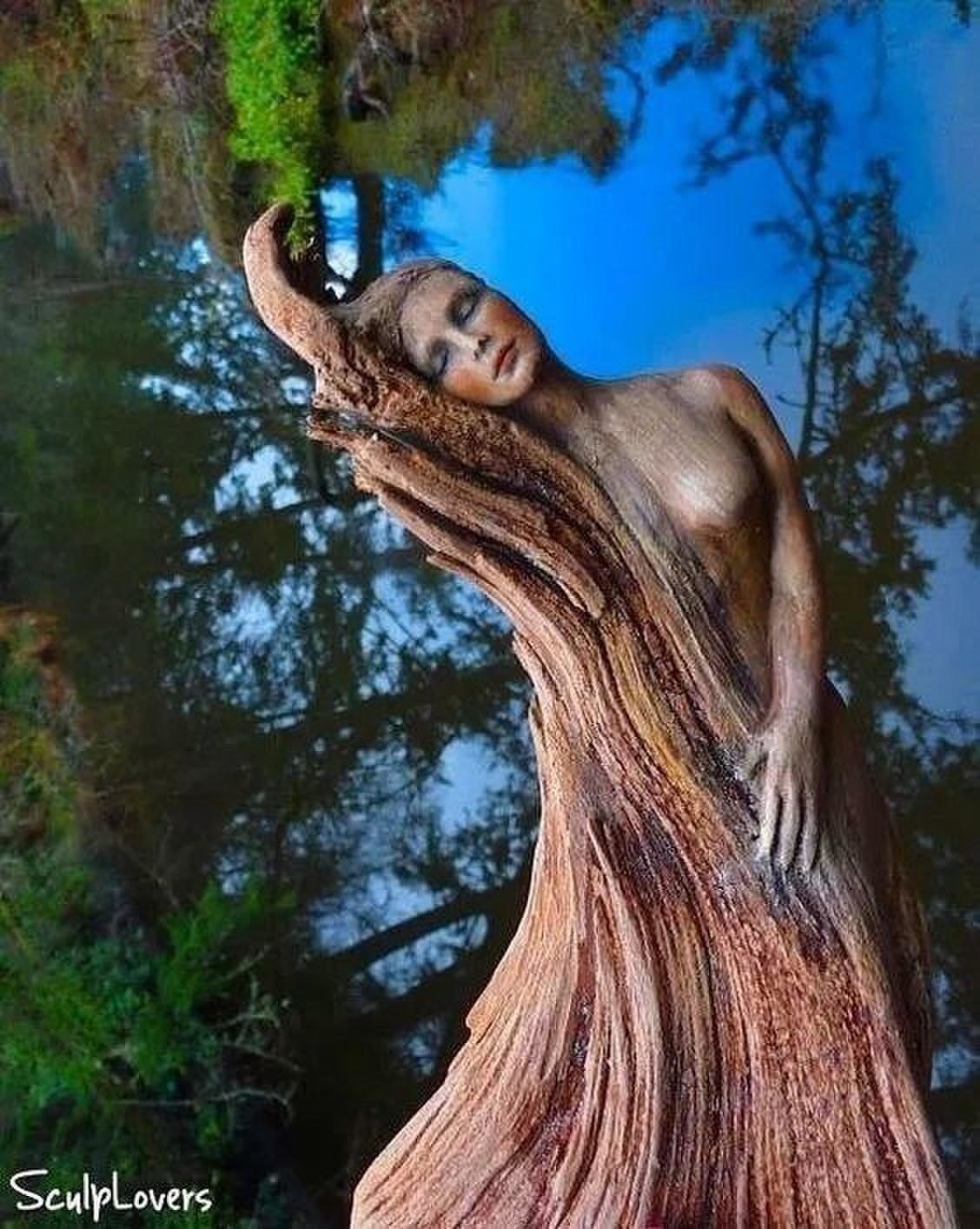 Девушка дерево