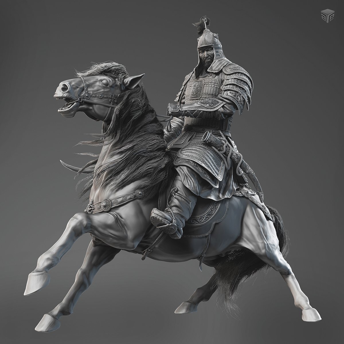 Монгольский воин Конник