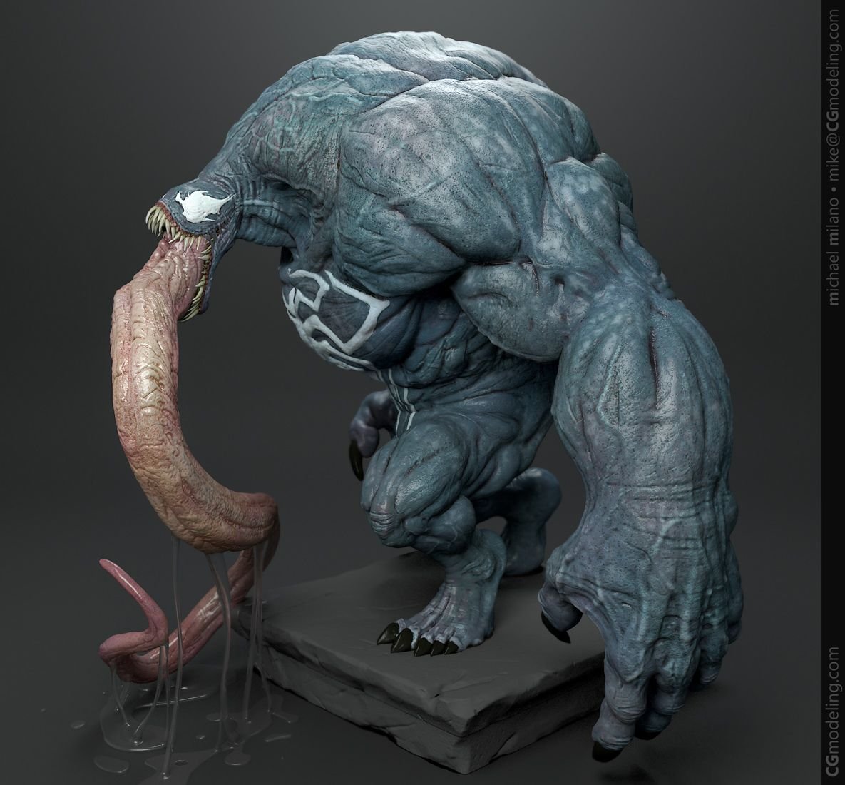 Веном 3д Zbrush