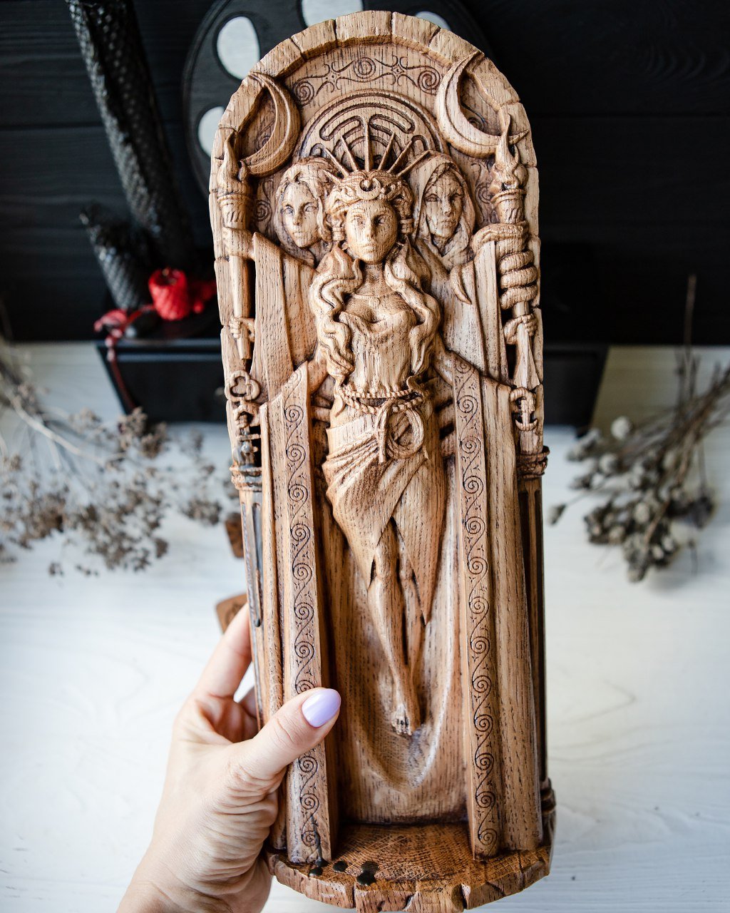 Fantasy Wooden Statue