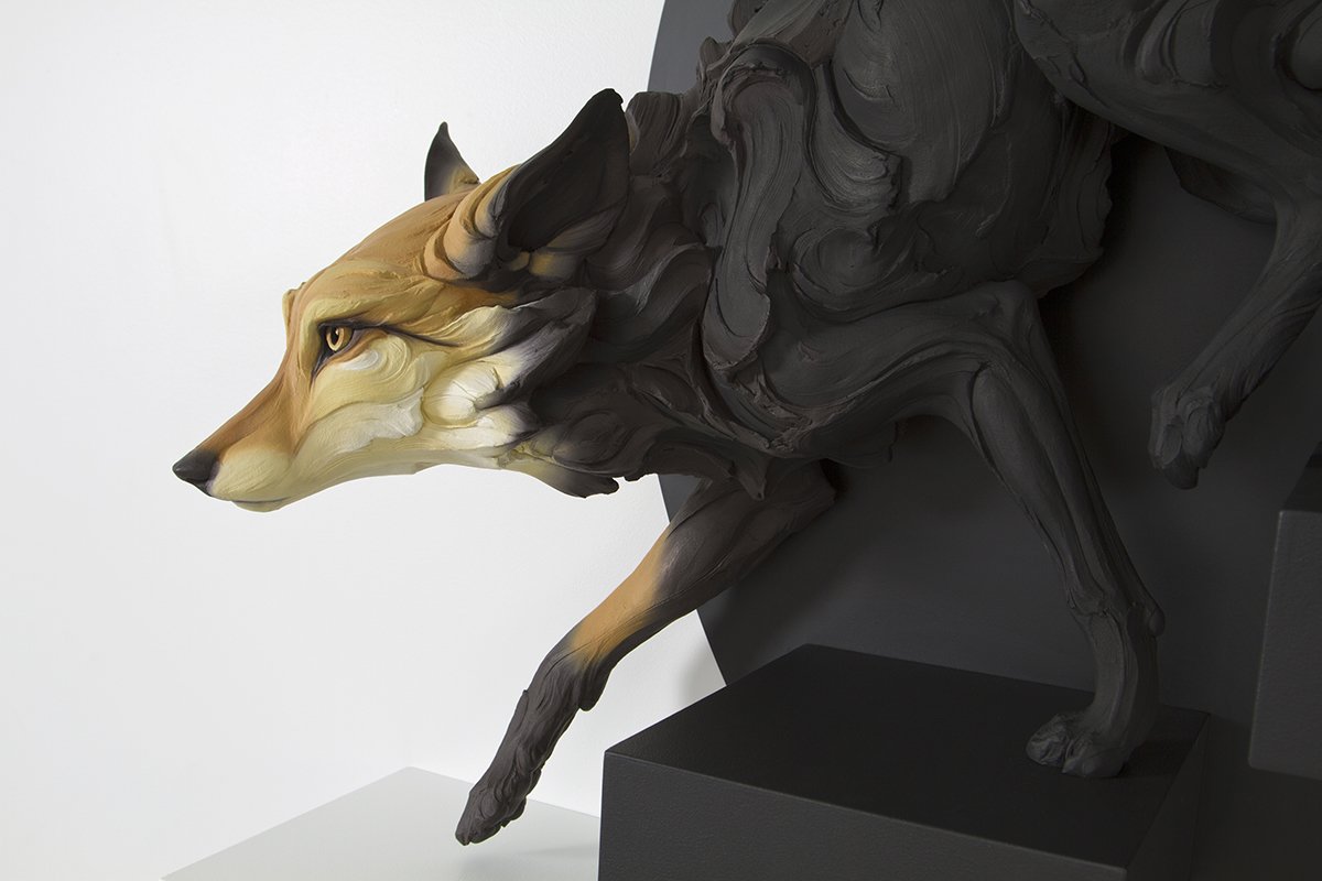 Скульптура лисица