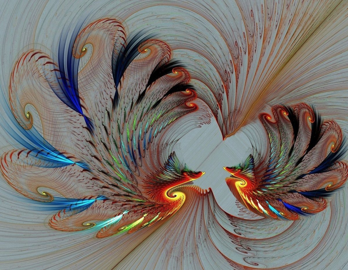 Абстрактная птица