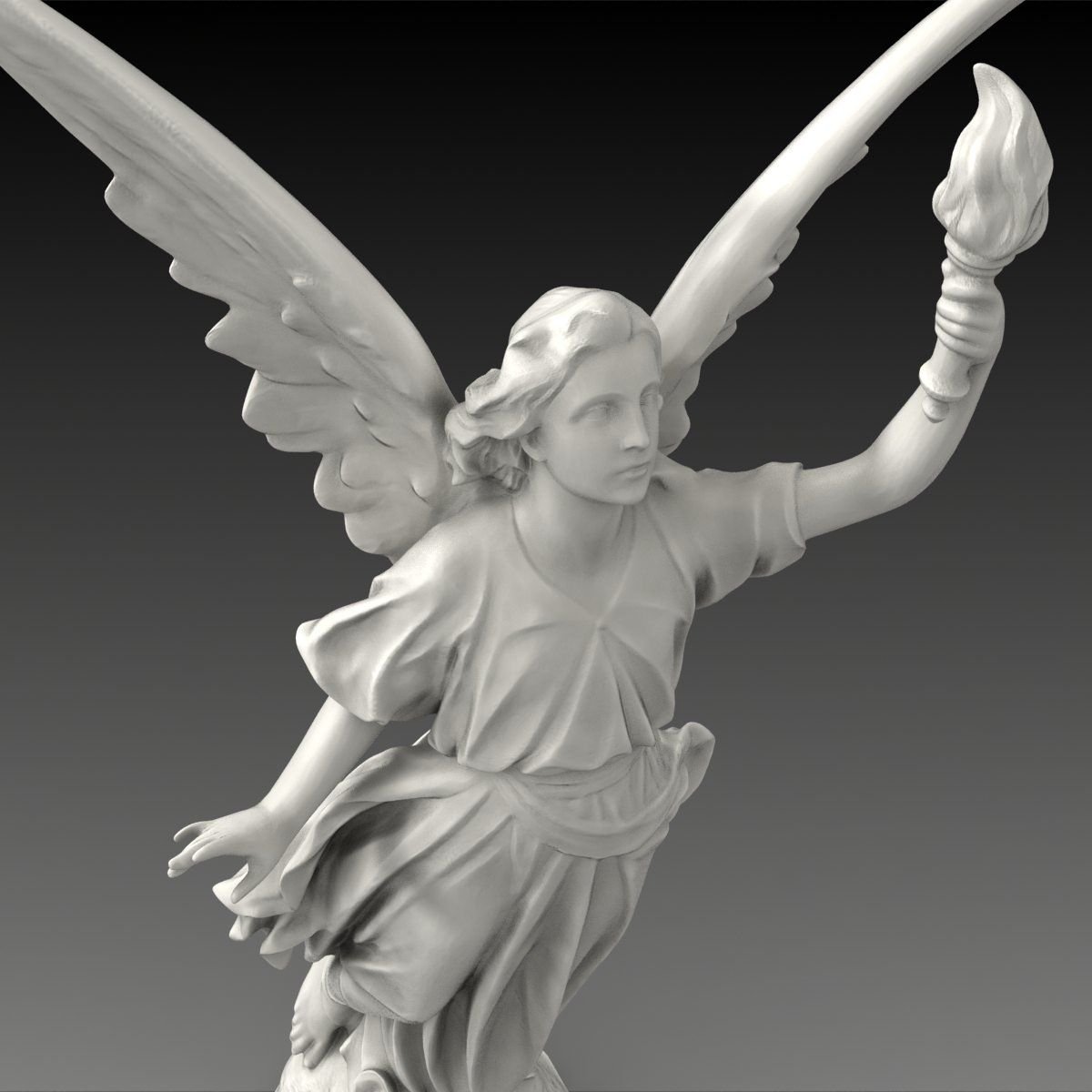 Lucy a Christian Angel Statue