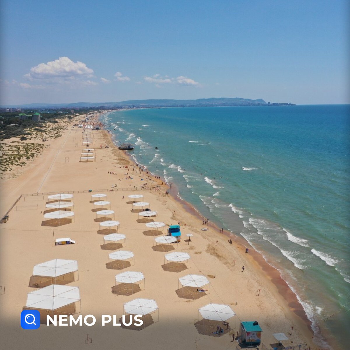 Песчаные пляжи российского побережья черного моря
