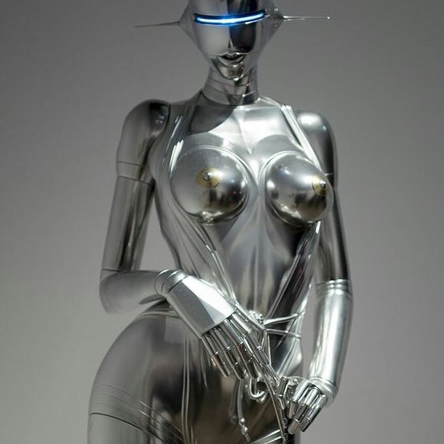 Hajime Sorayama робот велосипед