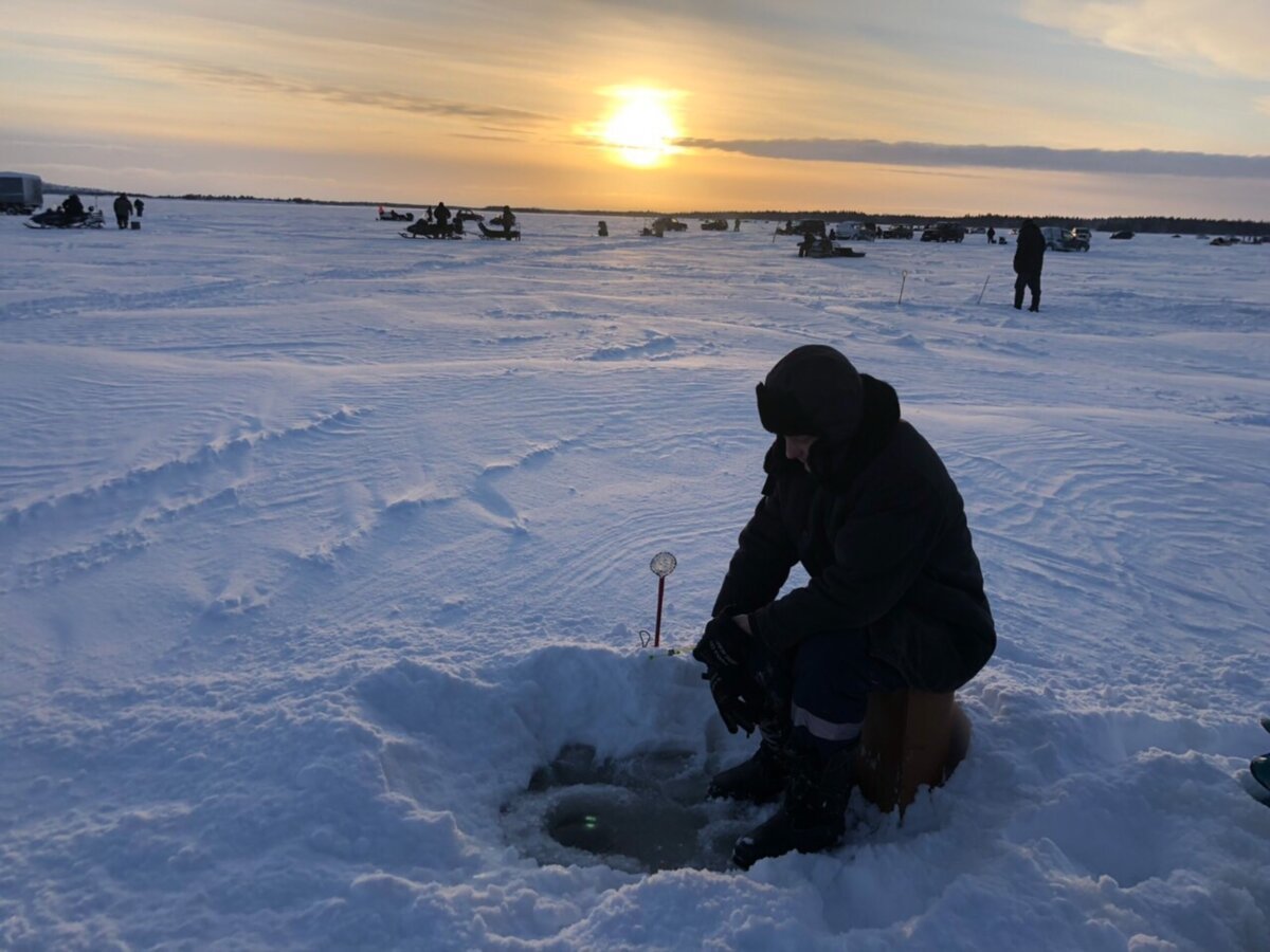 Зимняя рыбалка на белом море Северодвинск