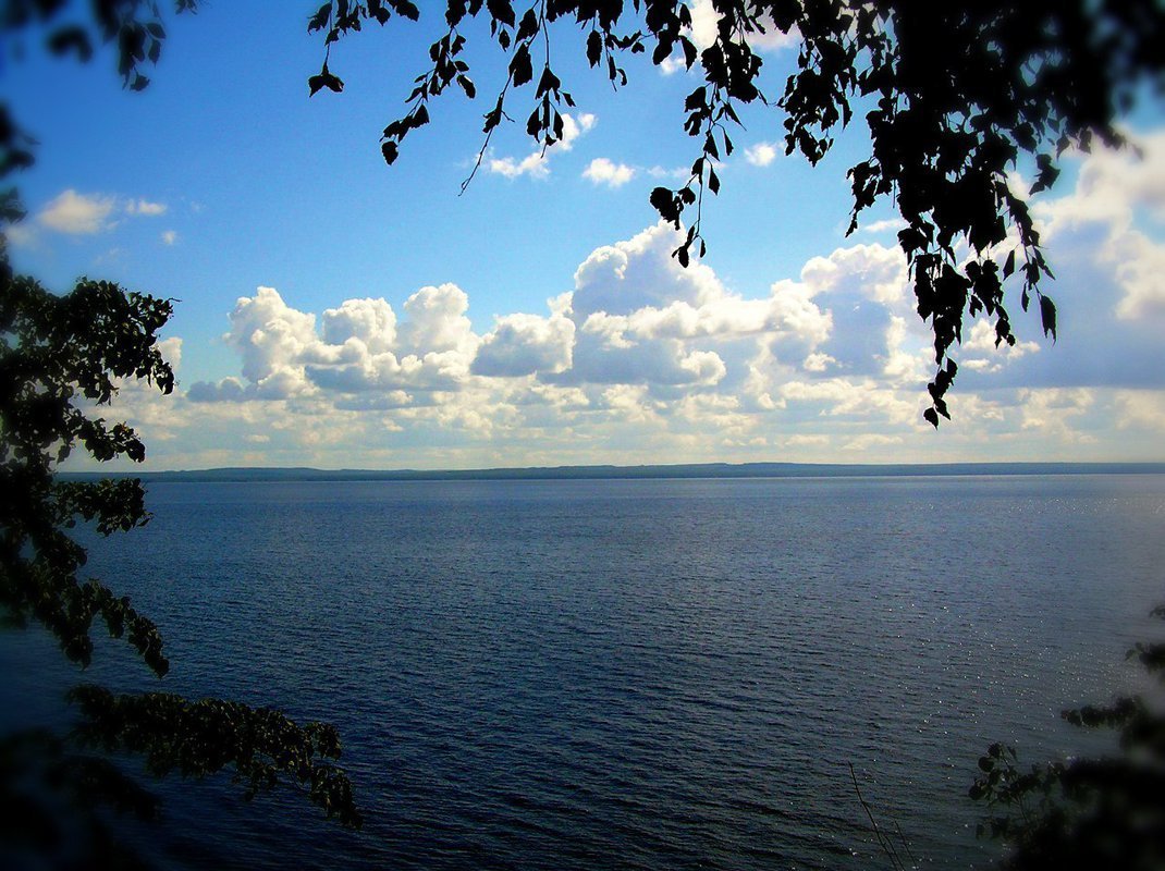 Камское море Воткинское водохранилище
