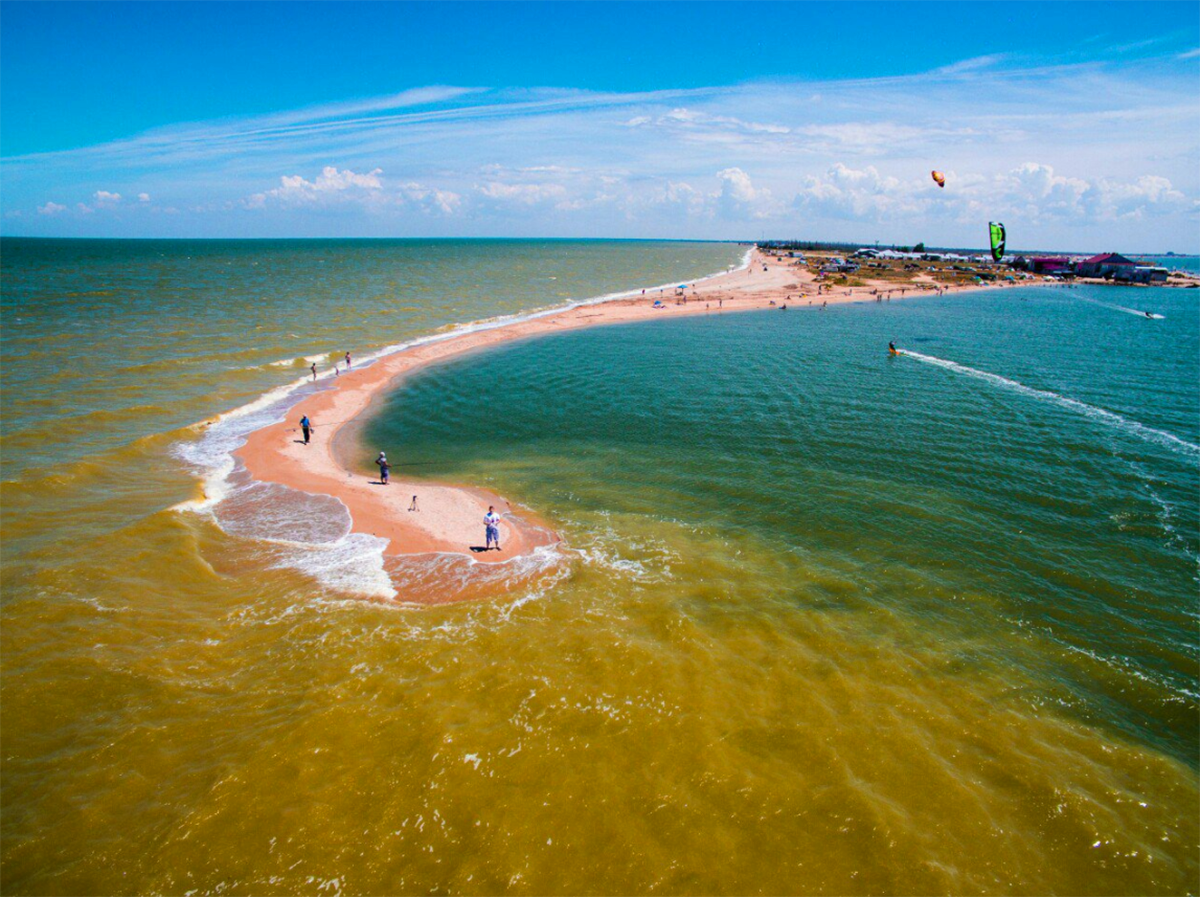 Очаковская коса Азовское море