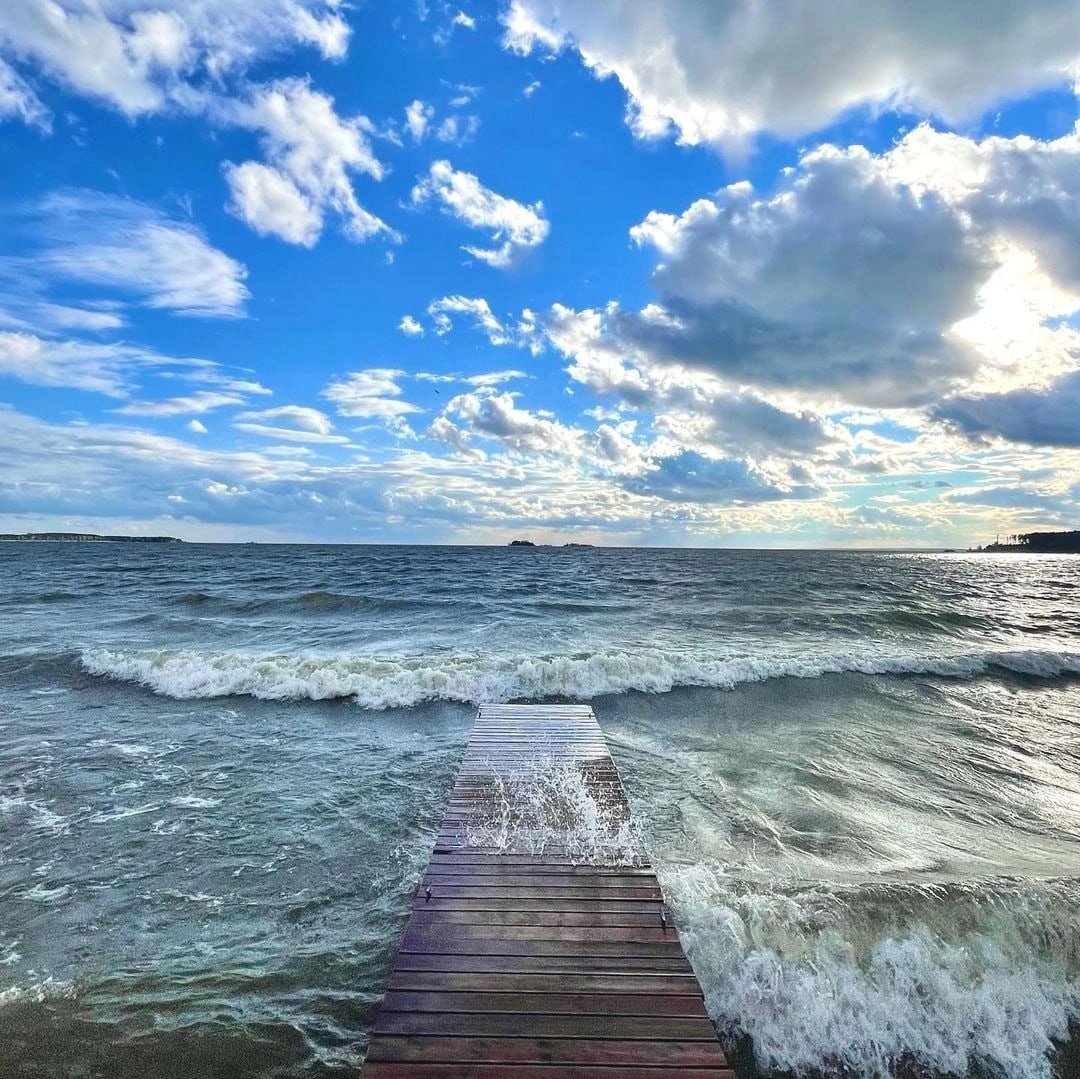Пирс на Обском море