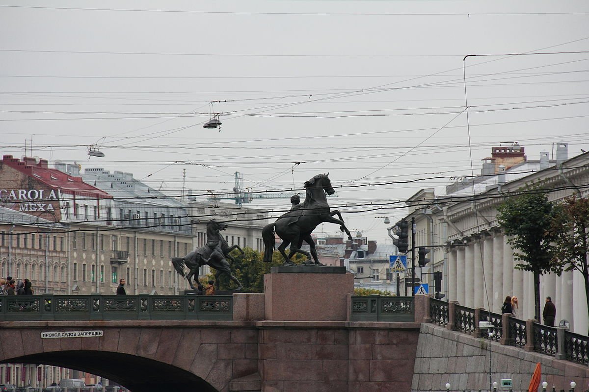 Невский проспект Аничков мост