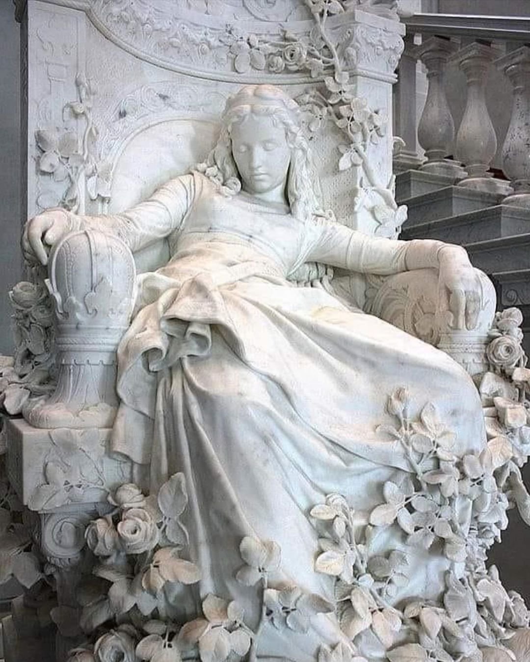 Спящая красавица. Louis Sussmann Hellborn. 1878