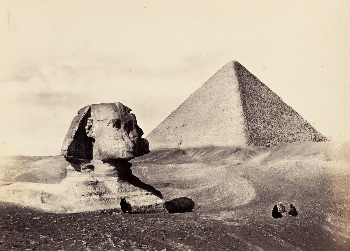 Сфинкс Египет 1860