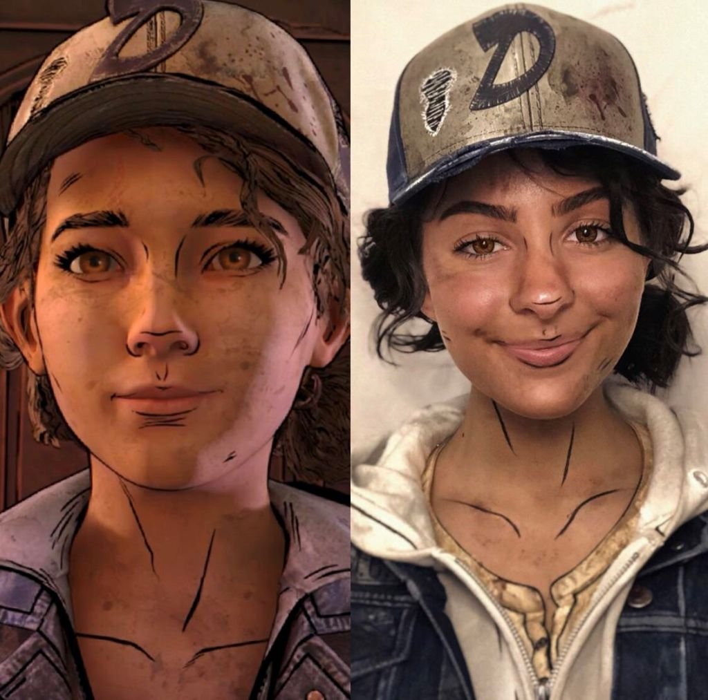 Косплей Клементины из the Walking Dead
