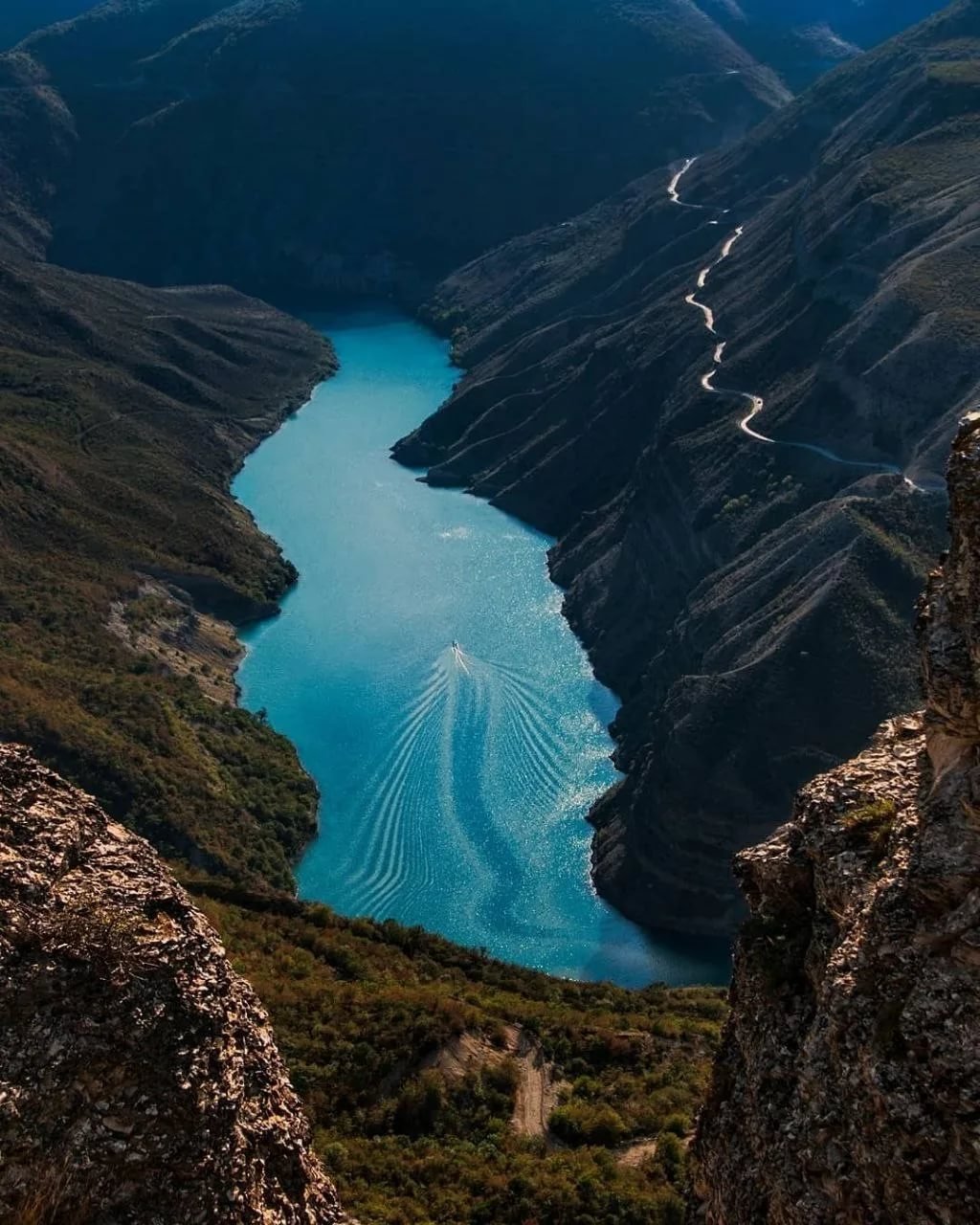 Сулакский каньон водохранилище