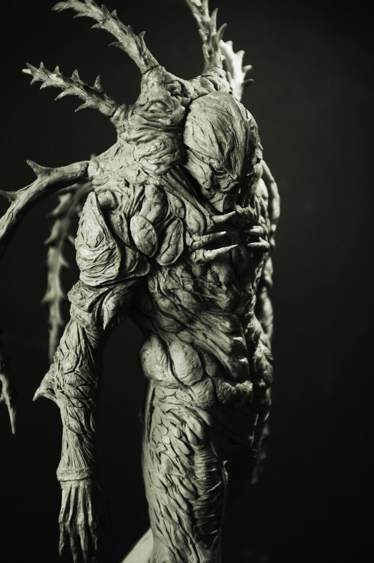 Статуя демон Zbrush
