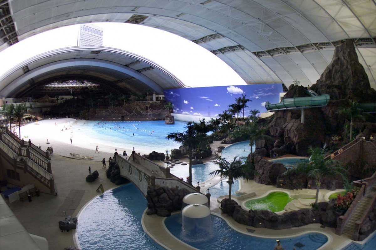Ocean Dome аквапарк Япония