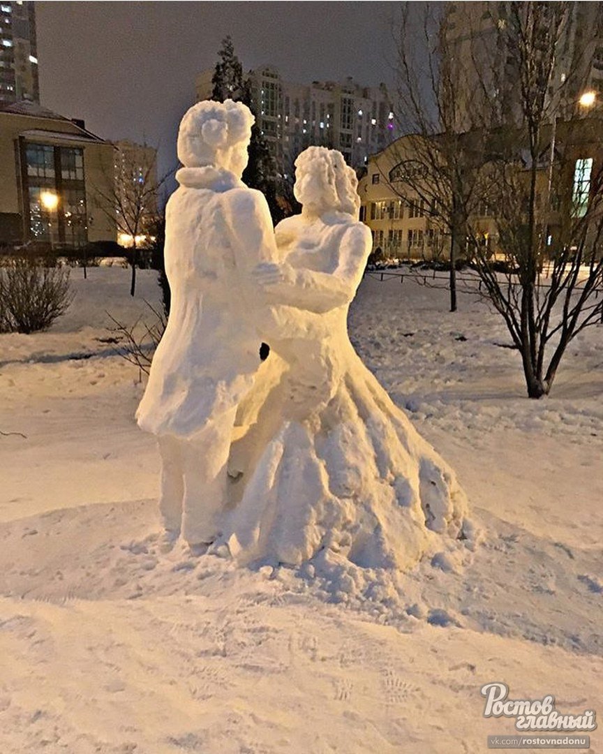 Снежные скульптуры Ростов-на-Дону
