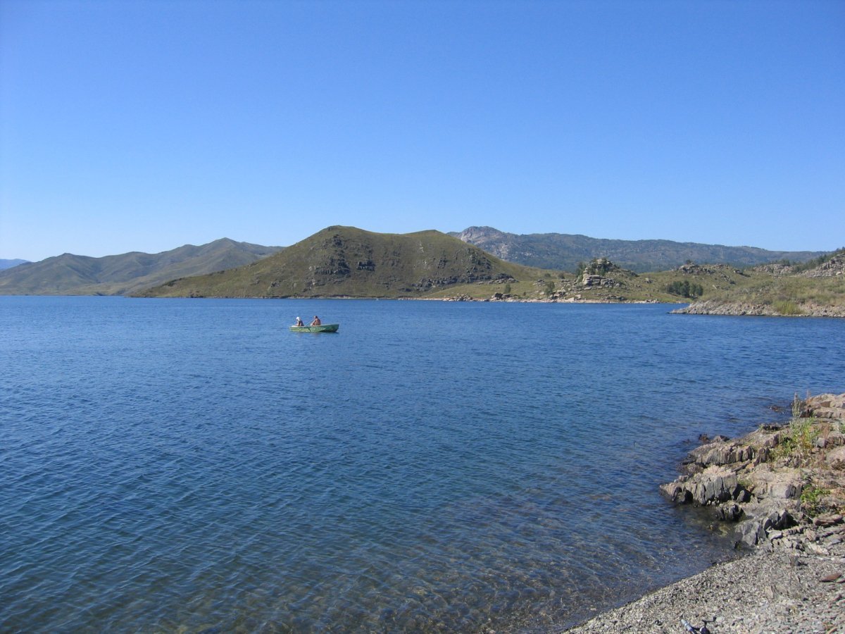 Бухтарминское водохранилище Казахстан