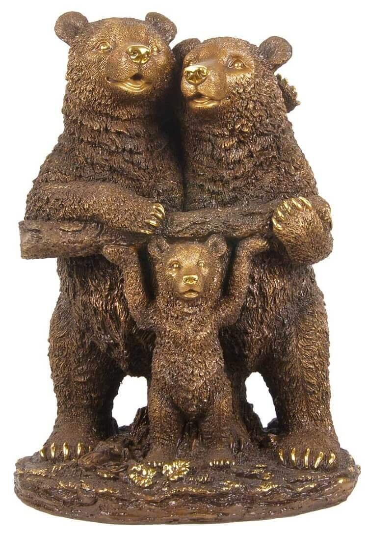 Статуэтка три медведя