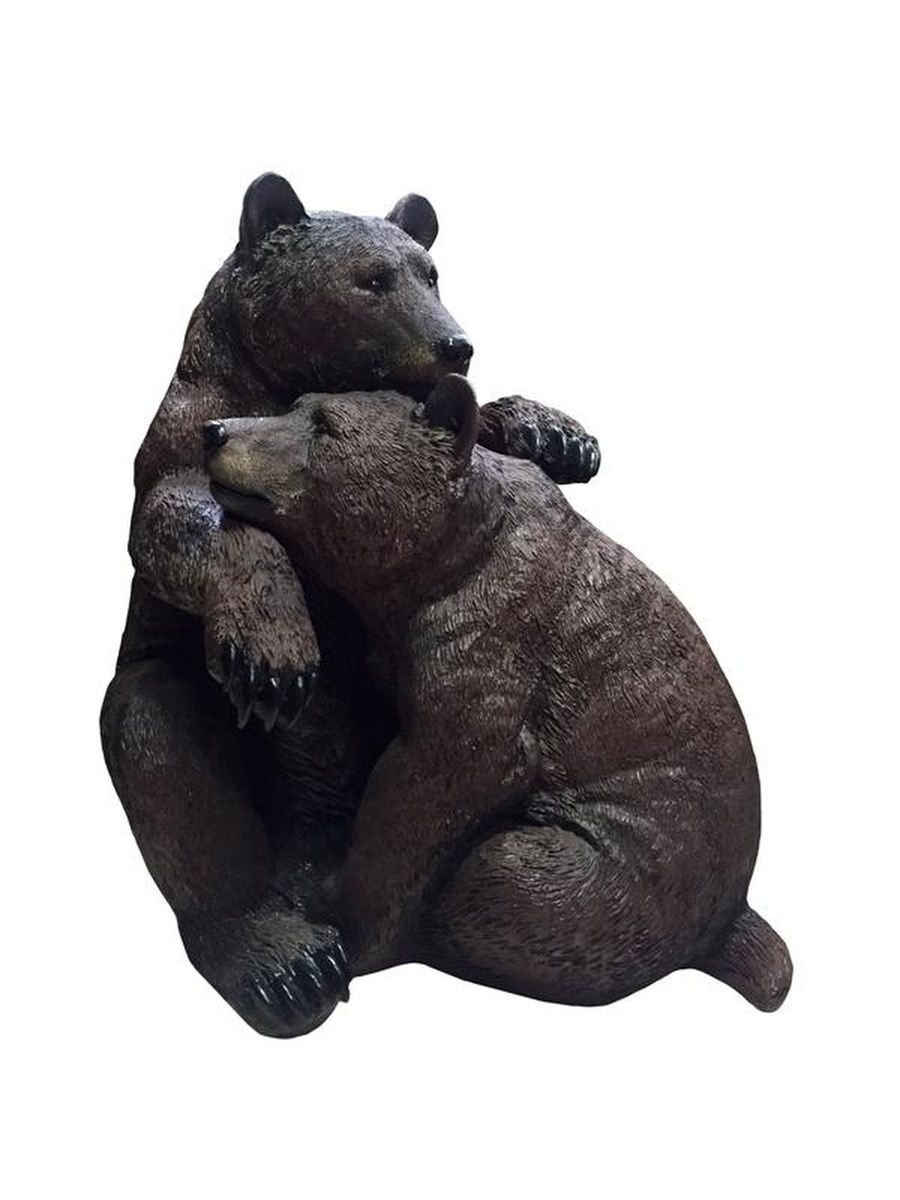 Фигура медведи обнимаются l53w32h52см 626361/f415