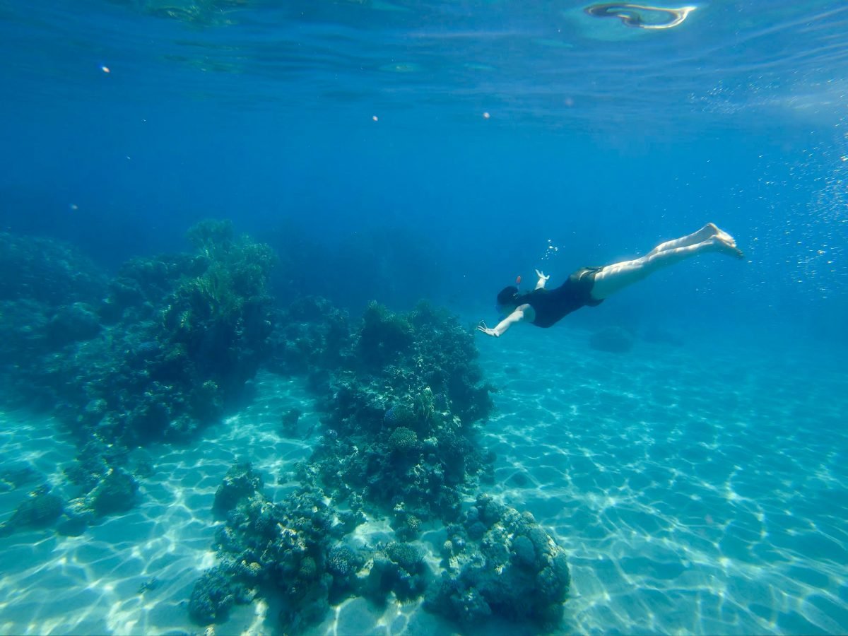 Красное море пляж под водой