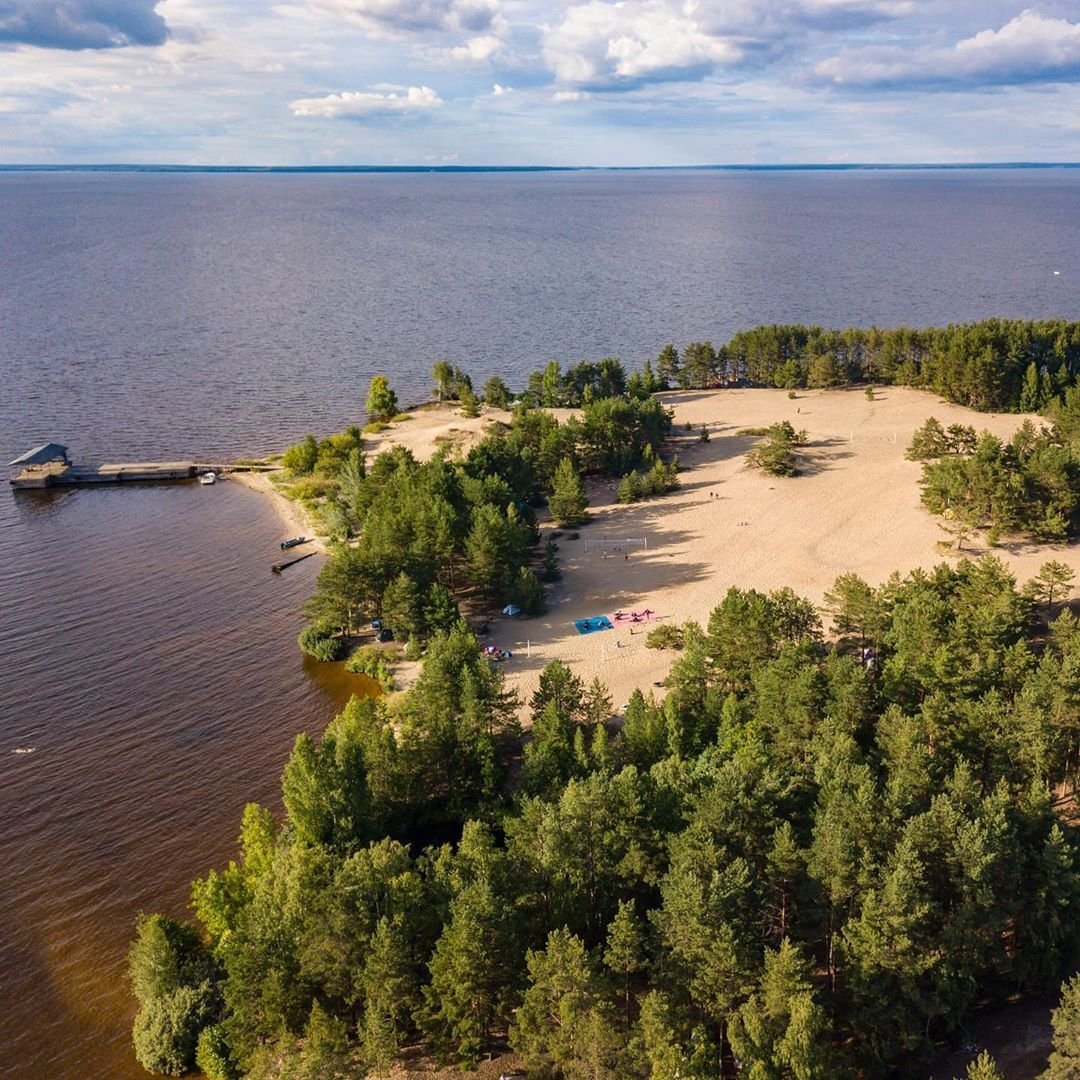 Горьковское водохранилище Асафовы острова