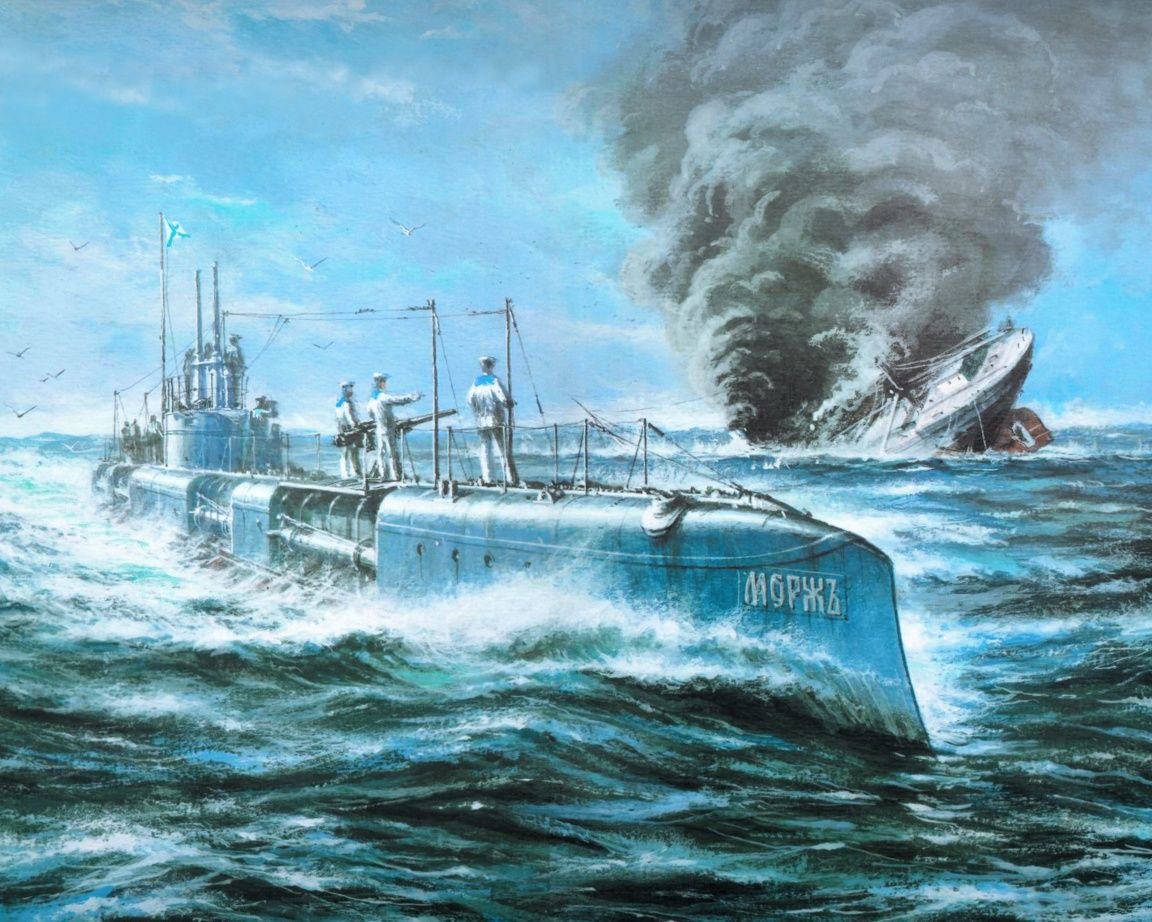 Подводная лодка морж 1915